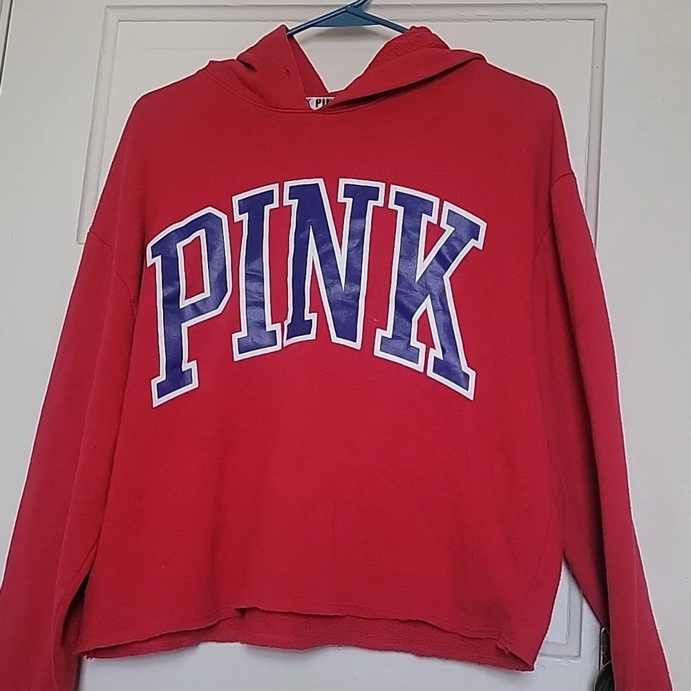 Pink crop sweater